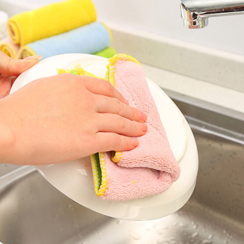 Microfiber Dish Towel Cleaning Cloth 25 x 15 cm by HitMyNeed
