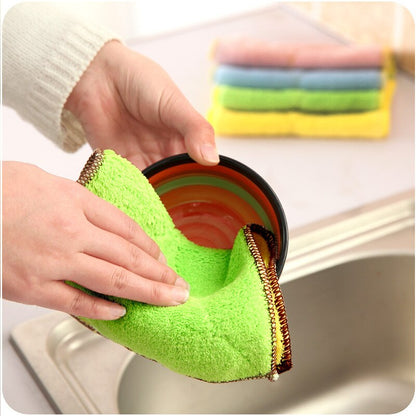 Microfiber Dish Towel Cleaning Cloth 25 x 15 cm by HitMyNeed