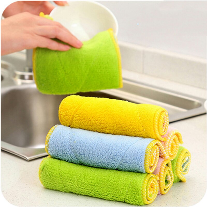Microfiber Dish Towel Cleaning Cloth 25 x 15 cm by HitMyNeed