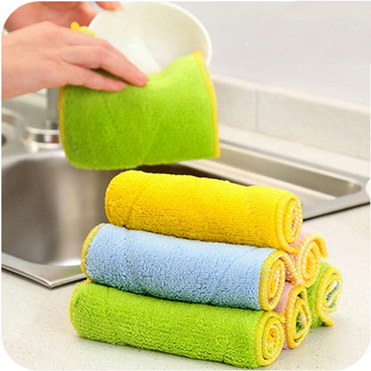 Microfiber Dish Towel Cleaning Cloth 25 x 15 cm by HitMyNeed