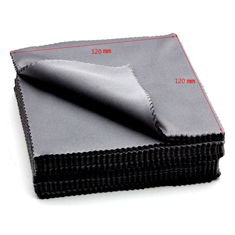Microfiber Eyeglass & Lens Cleaning Cloths (10-Pack) by HitMyNeed