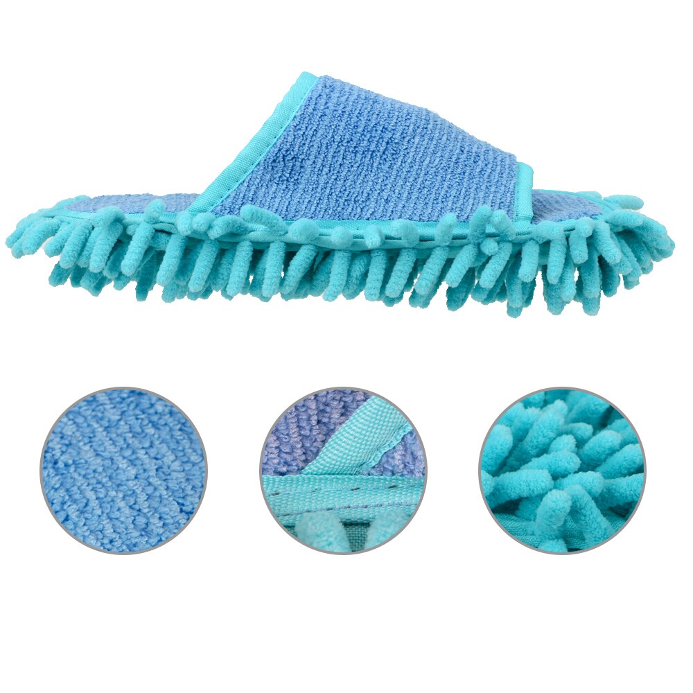 Microfiber Floor Cleaning Slipper Mops (1 Pair) by HitMyNeed