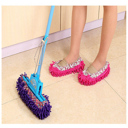 Microfiber Floor Cleaning Slippers for Dust & Pet Hair by HitMyNeed