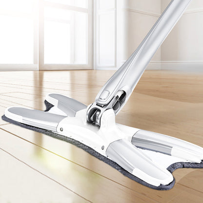Microfiber Floor Mop with Reusable Pads by HitMyNeed
