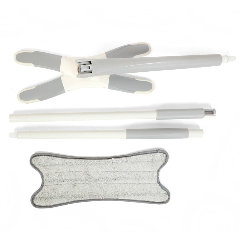 Microfiber Floor Mop with Reusable Pads by HitMyNeed