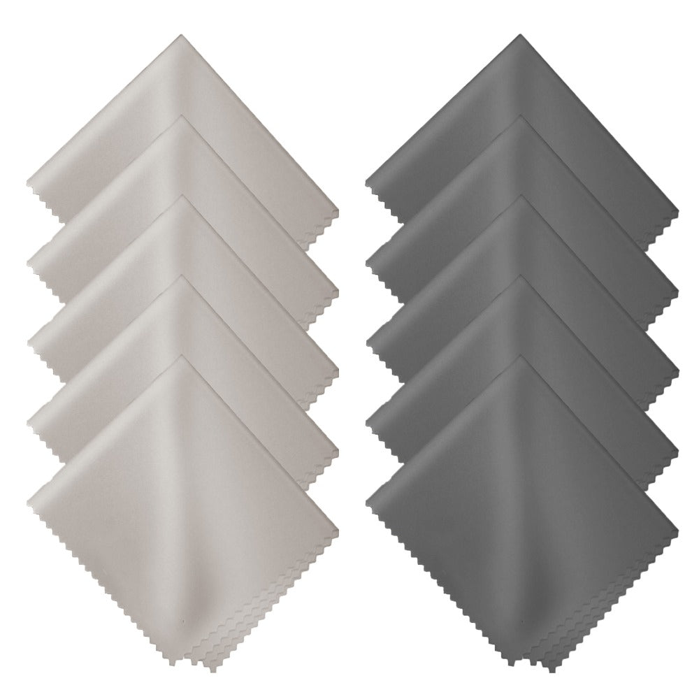 Microfiber Lens Cleaning Cloths (8-Pack, 30 x 30 cm) by HitMyNeed