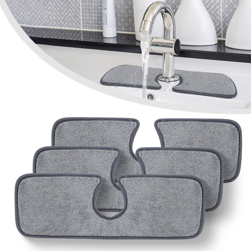 Microfiber Sink Faucet Absorbent Mat 38 x 13cm by HitMyNeed