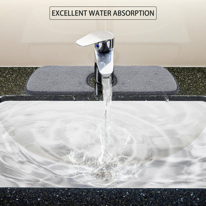 Microfiber Sink Faucet Absorbent Mat 38 x 13cm by HitMyNeed