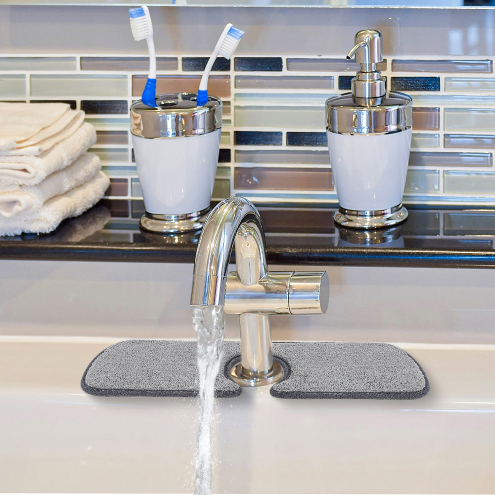 Microfiber Sink Faucet Absorbent Mat 38 x 13cm by HitMyNeed