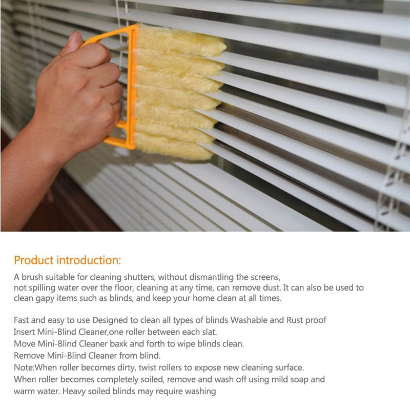 Microfiber Window Blind Duster Cleaning Tool by HitMyNeed