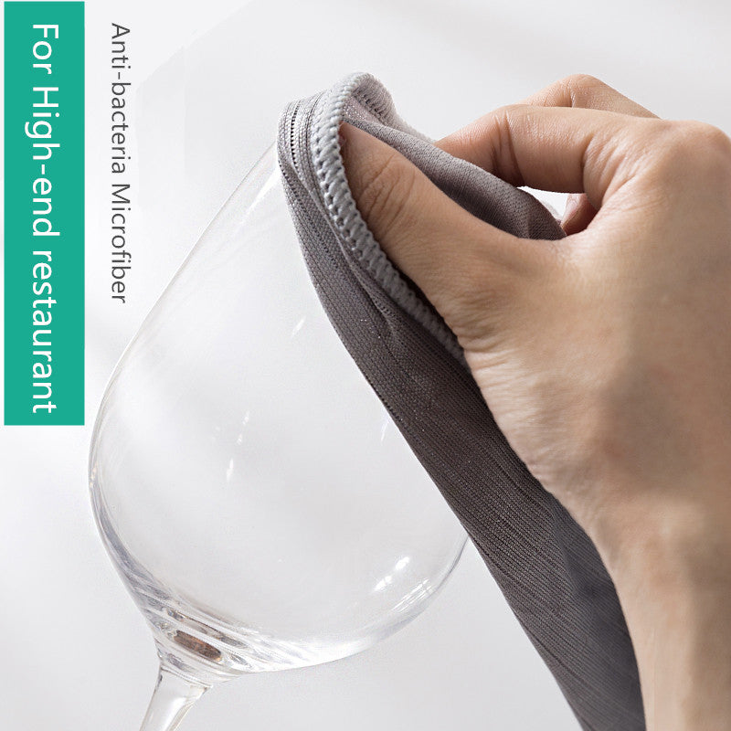 Microfiber Wine Glass Polishing Cloths, Set of 5 by HitMyNeed