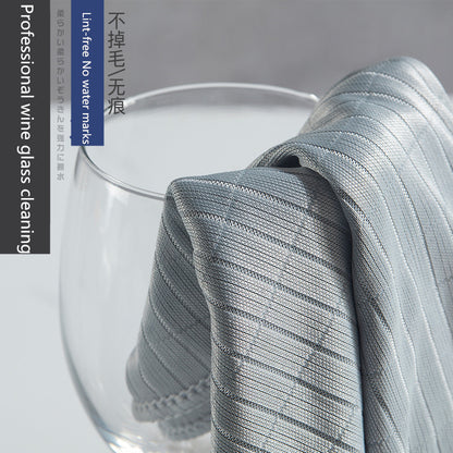 Microfiber Wine Glass Polishing Cloths, Set of 5 by HitMyNeed