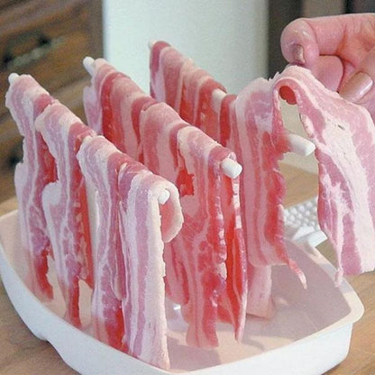 Microwave Bacon Cooker Rack with Drip Tray by HitMyNeed