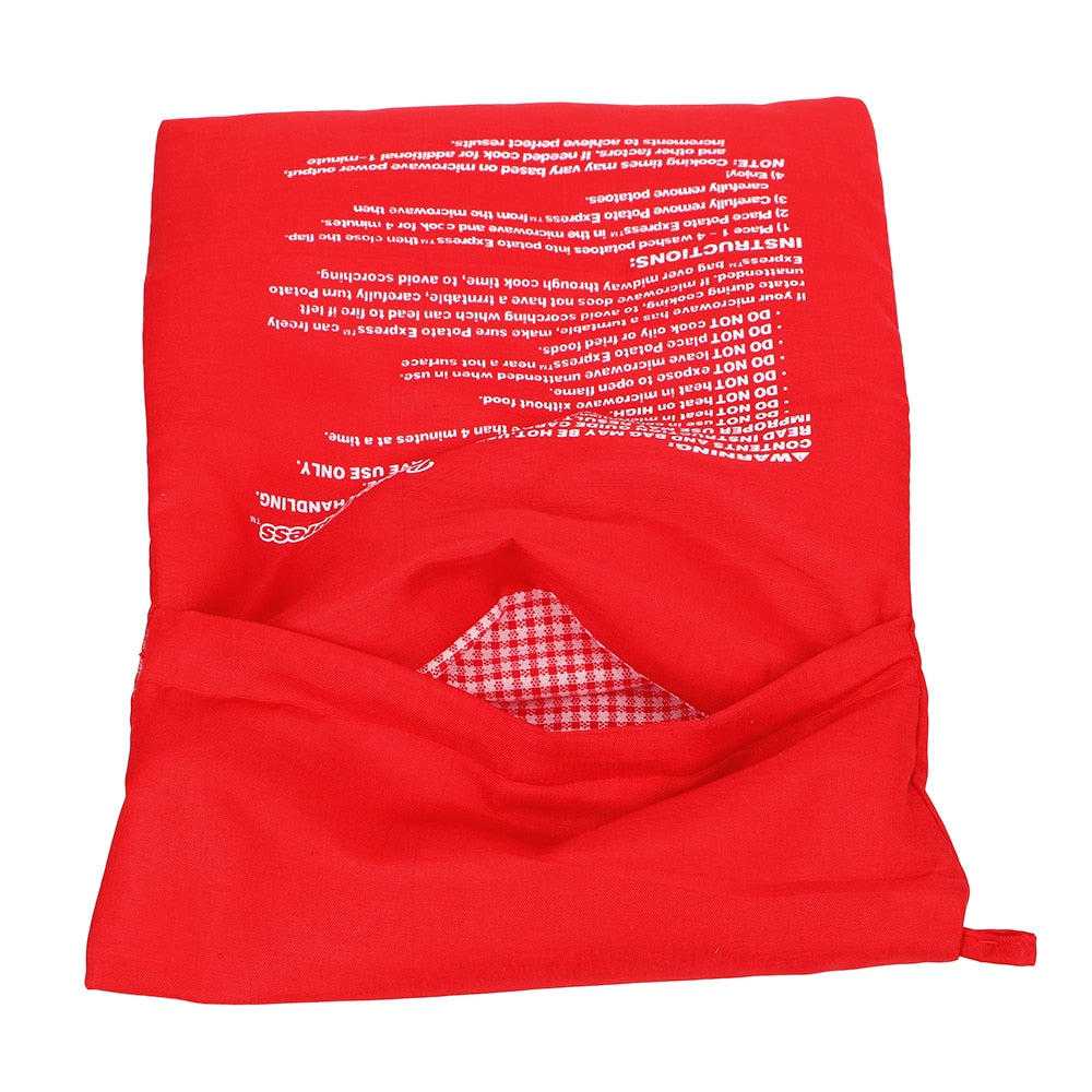 Microwave Baked Potato Bag Reusable Cooking Pouch by HitMyNeed