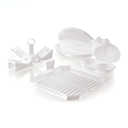 Microwave Egg, Bacon & Potato Cooker 4-Piece Set by HitMyNeed