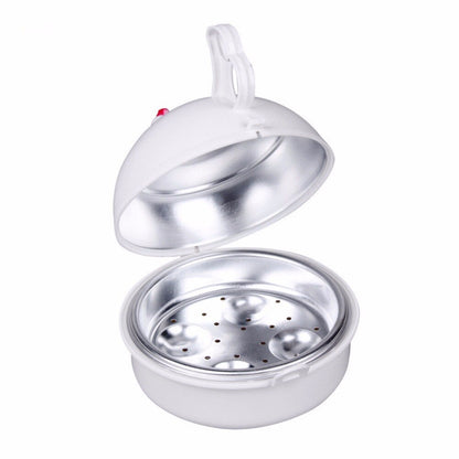 Microwave Egg Boiler Stainless Steel Steamer, 4-Egg by HitMyNeed