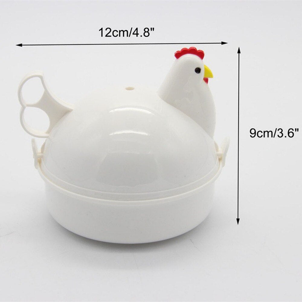 Microwave Egg Boiler Stainless Steel Steamer, 4-Egg by HitMyNeed