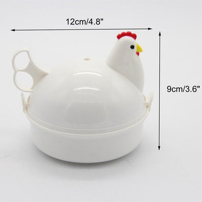 Microwave Egg Boiler Stainless Steel Steamer, 4-Egg by HitMyNeed