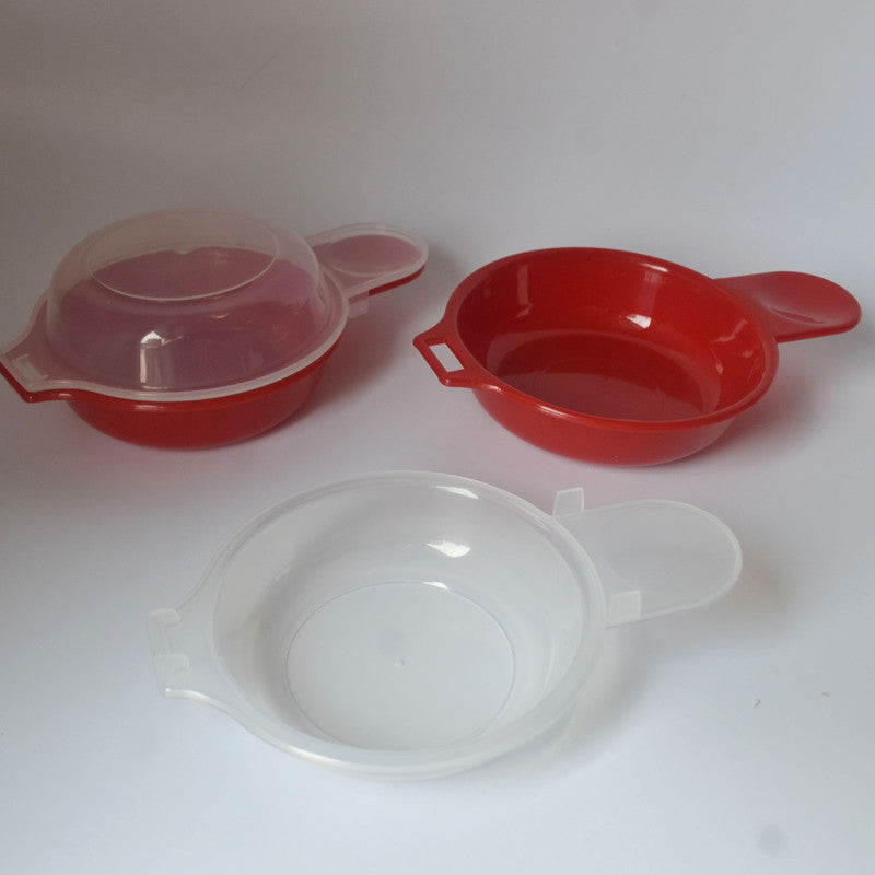 Microwave Egg Maker Set with Lids (2 Pack) by HitMyNeed