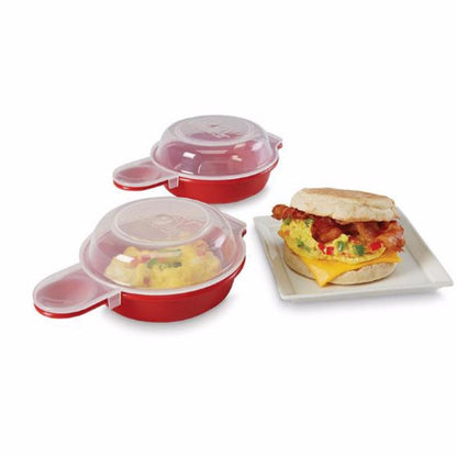 Microwave Egg Muffin Breakfast Sandwich Maker by HitMyNeed