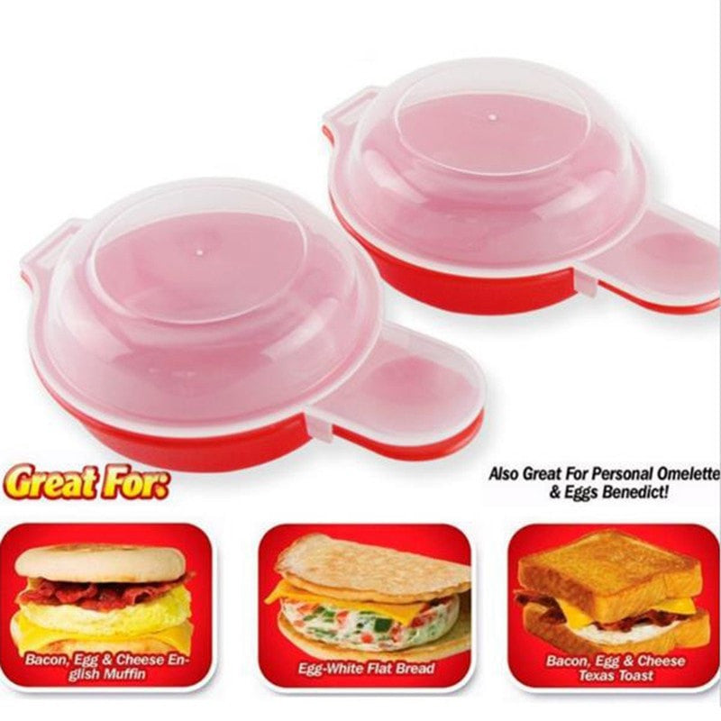 Microwave Egg Muffin Breakfast Sandwich Maker by HitMyNeed
