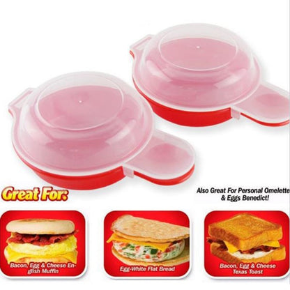 Microwave Egg Muffin Breakfast Sandwich Maker by HitMyNeed