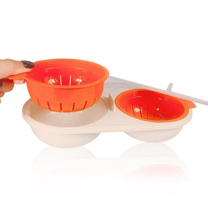 Microwave Egg Poacher Poached Egg Cooker by HitMyNeed