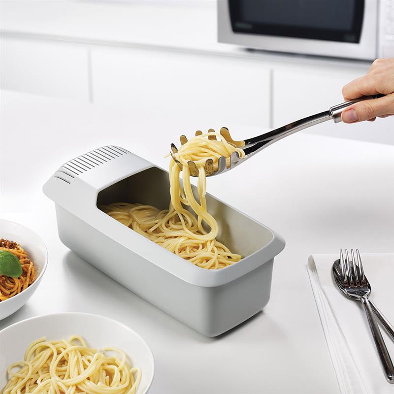 Microwave Pasta Cooker with Built-In Strainer by HitMyNeed