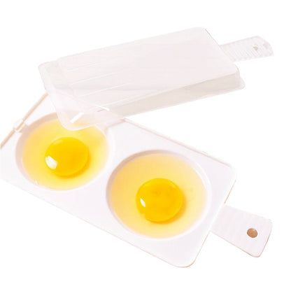Microwave Poached Egg Cooker with 2 Slots by HitMyNeed
