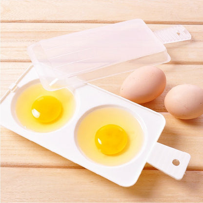 Microwave Poached Egg Cooker with 2 Slots by HitMyNeed