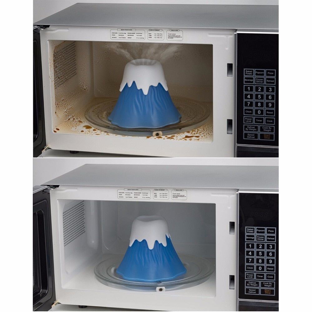 Microwave Steam Volcano Oven Cleaner by HitMyNeed