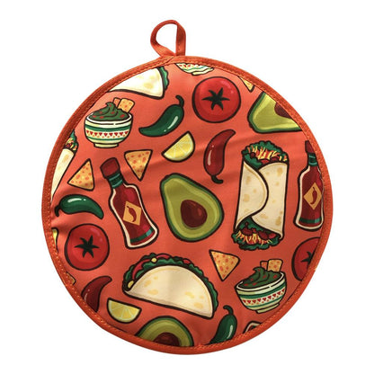 Microwave Tortilla Warmer Fabric Reheating Pouch b by HitMyNeed