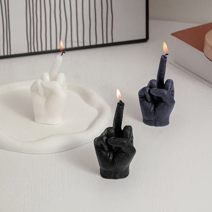 Middle Finger Scented Candle - Funny Novelty Gift by HitMyNeed