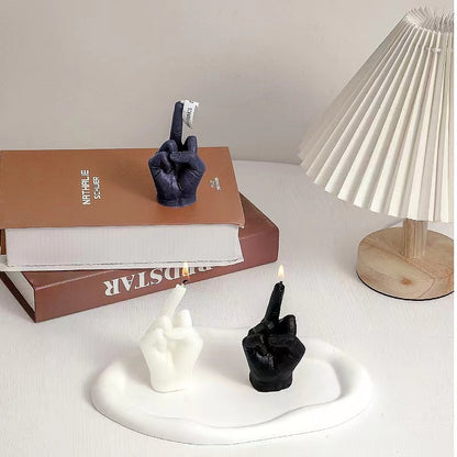 Middle Finger Scented Candle - Funny Novelty Gift by HitMyNeed
