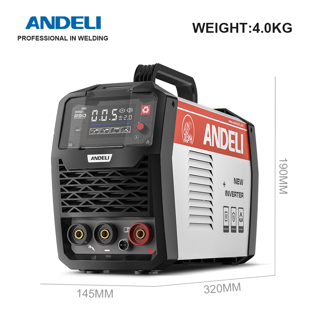 MIG-250 3-in-1 MIG MMA Lift TIG Inverter Welder by HitMyNeed