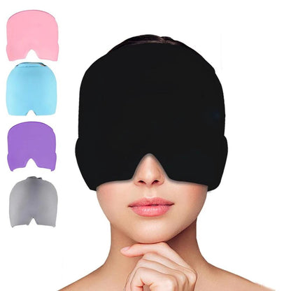 Migraine Relief Gel Cap Hot & Cold Therapy Hat by HitMyNeed