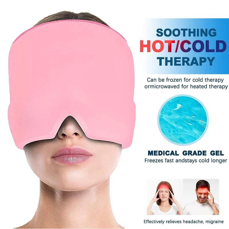 Migraine Relief Gel Cap Hot & Cold Therapy Hat by HitMyNeed