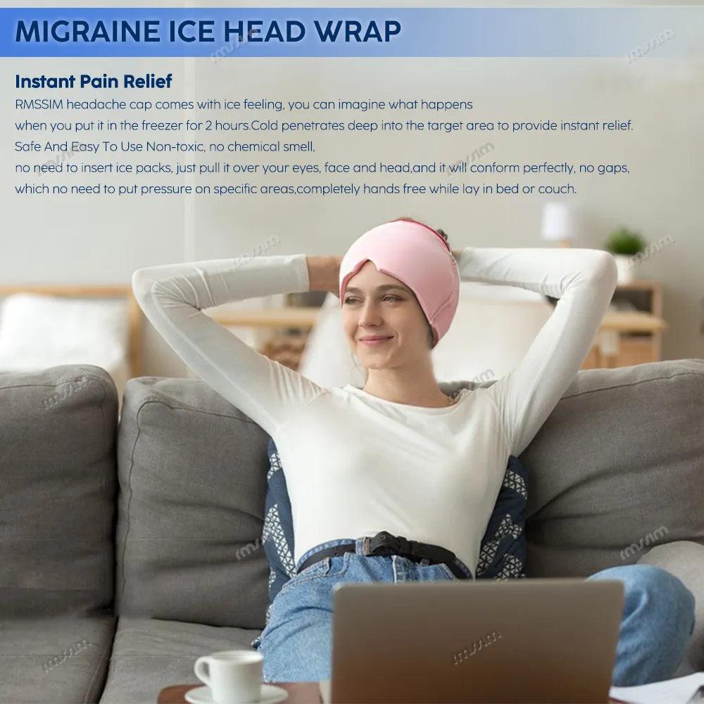 Migraine Relief Gel Cap Hot & Cold Therapy Hat by HitMyNeed
