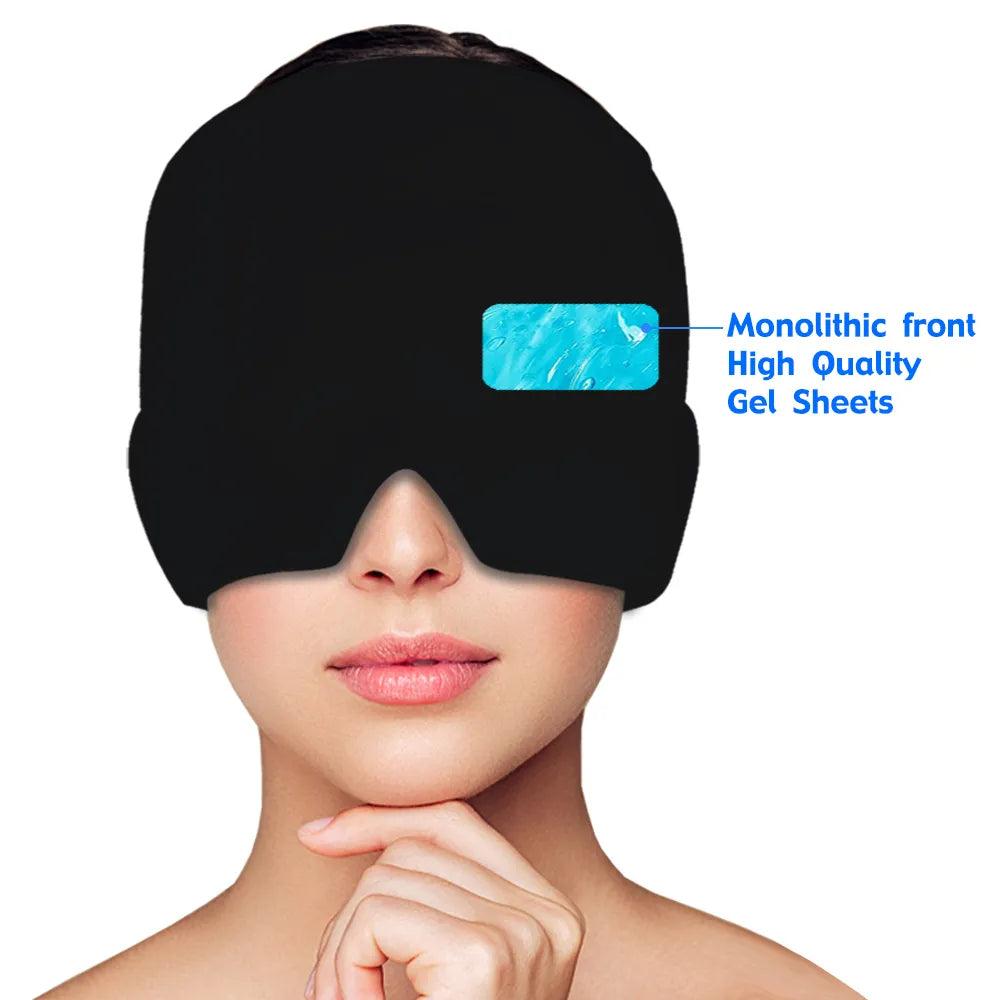 Migraine Relief Gel Cap Hot & Cold Therapy Hat by HitMyNeed