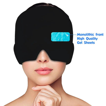 Migraine Relief Gel Cap Hot & Cold Therapy Hat by HitMyNeed