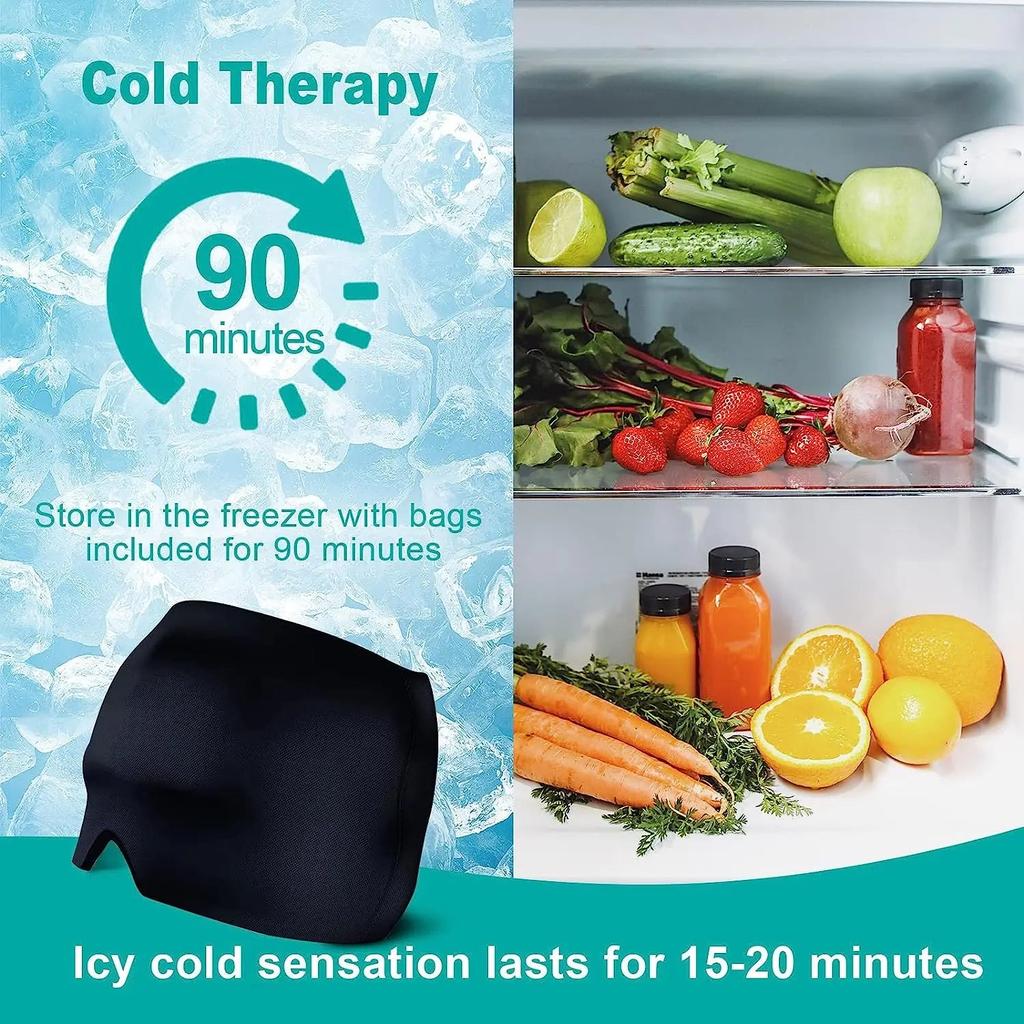 Migraine Relief Hat with Hot & Cold Gel Therapy by HitMyNeed