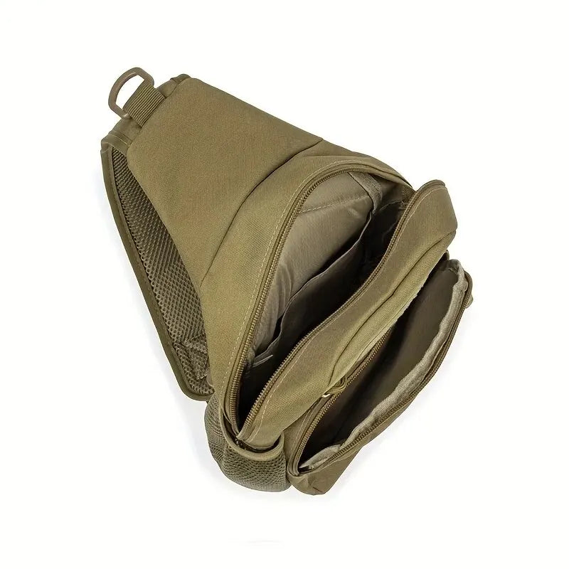 Military Sling Shoulder Bag for Hiking & Camping by HitMyNeed
