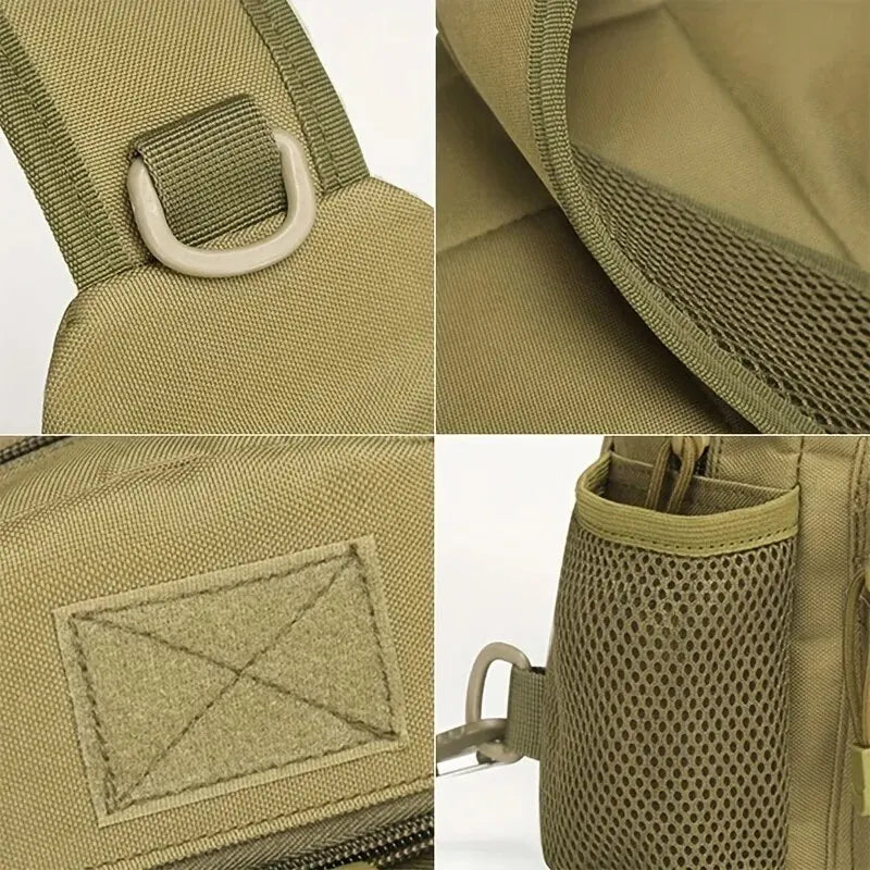 Military Sling Shoulder Bag for Hiking & Camping by HitMyNeed