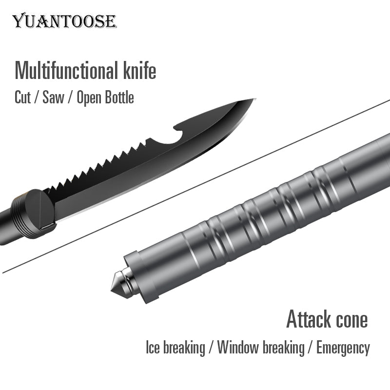 Military Tactical Folding Shovel Multi-Tool 68cm by HitMyNeed