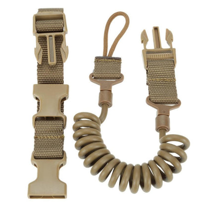 Military Tactical Spring Lanyard for Firearms by HitMyNeed