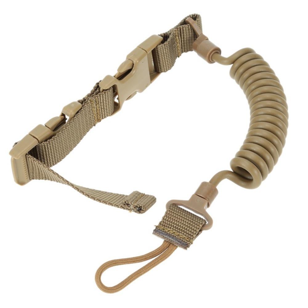 Military Tactical Spring Lanyard for Firearms by HitMyNeed