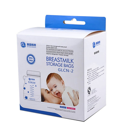 Milk Storage Bags for Breastfeeding, 250ml (96 Pack) by HitMyNeed