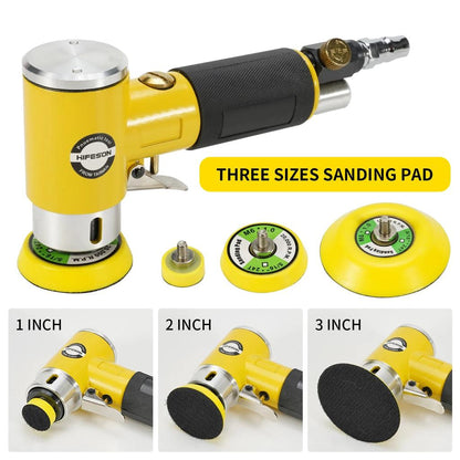 Mini 1-3" Dual Action Air Sander with 80 Discs by HitMyNeed