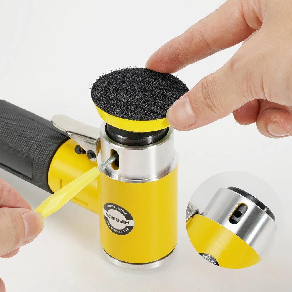 Mini 1-3" Dual Action Air Sander with 80 Discs by HitMyNeed