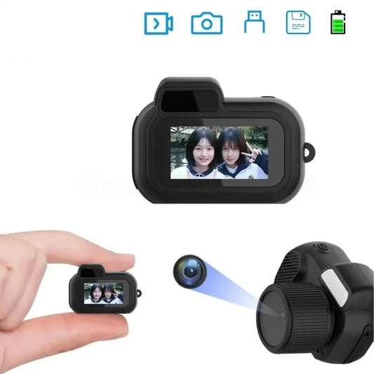 Mini 1080p HD Camera with Screen & TF Card Support by HitMyNeed